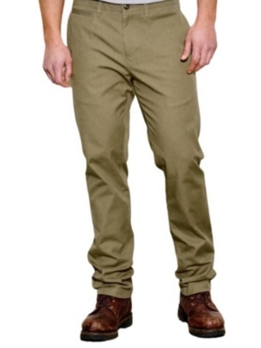 Filson Chino Pants Draftsman Olive Khaki Canvas Trim-Fit 30x30